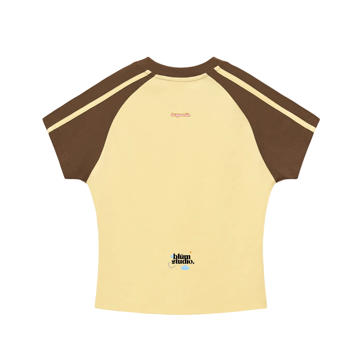 BLÜM® RAGLAN Y2K CROP TEE.