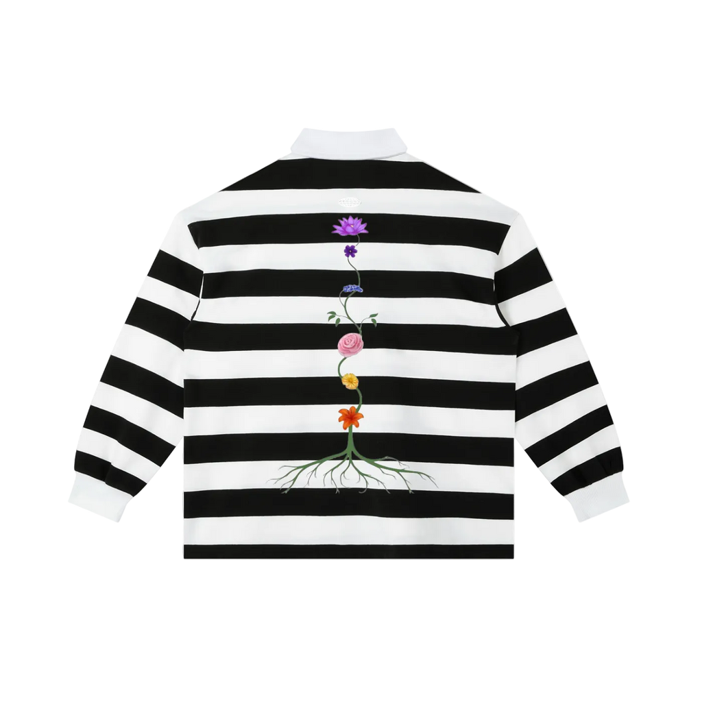 BLÜM® 'SACRED GARDEN' RUGBY POLO.(LIMITED EDITION EARTH DAY '26)