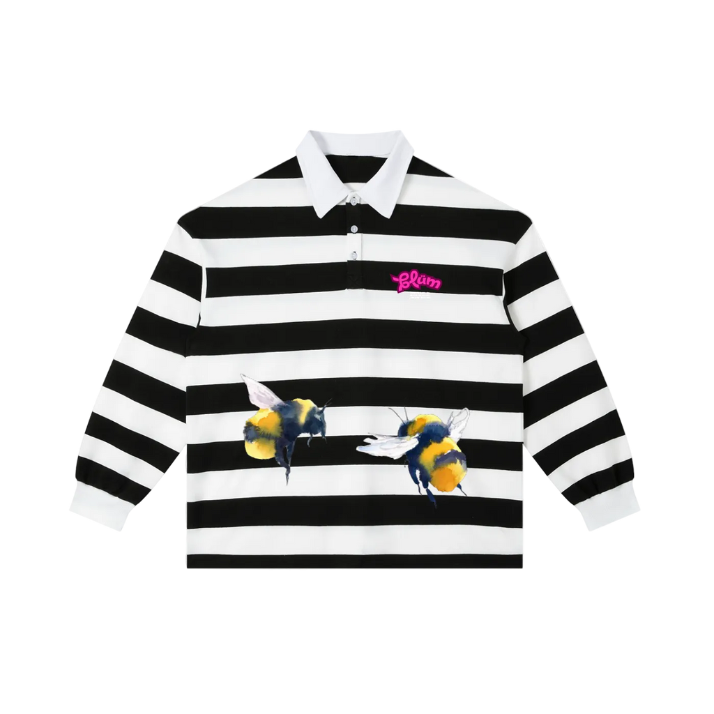 BLÜM® 'SACRED GARDEN' RUGBY POLO.(LIMITED EDITION EARTH DAY '26)