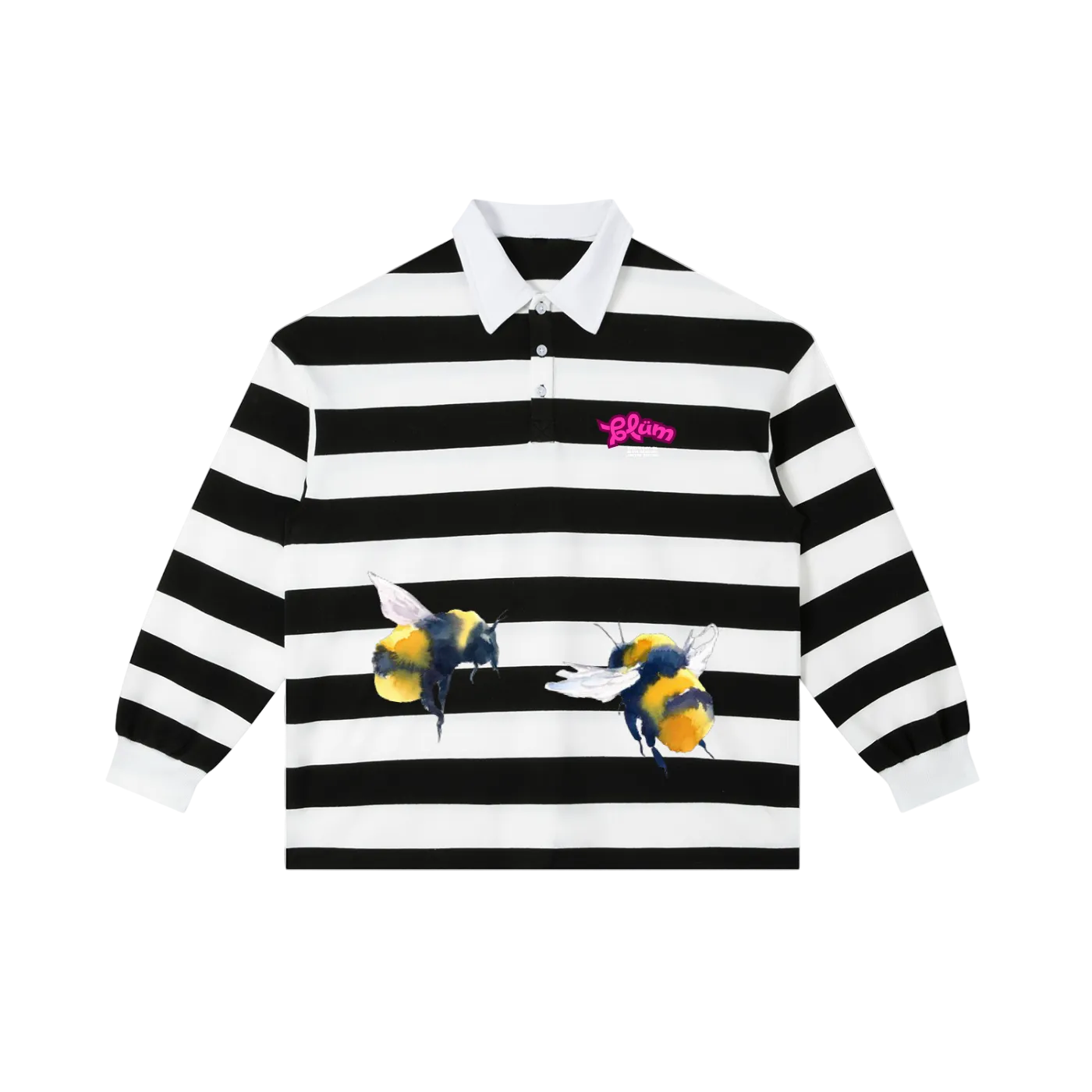 BLÜM® 'SACRED GARDEN' RUGBY POLO.(LIMITED EDITION EARTH DAY '26)