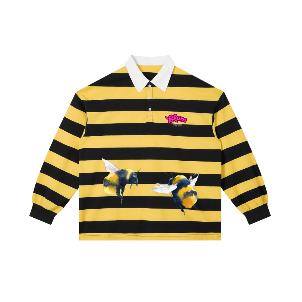 BLÜM® 'SACRED GARDEN' RUGBY POLO.(LIMITED EDITION EARTH DAY '26)