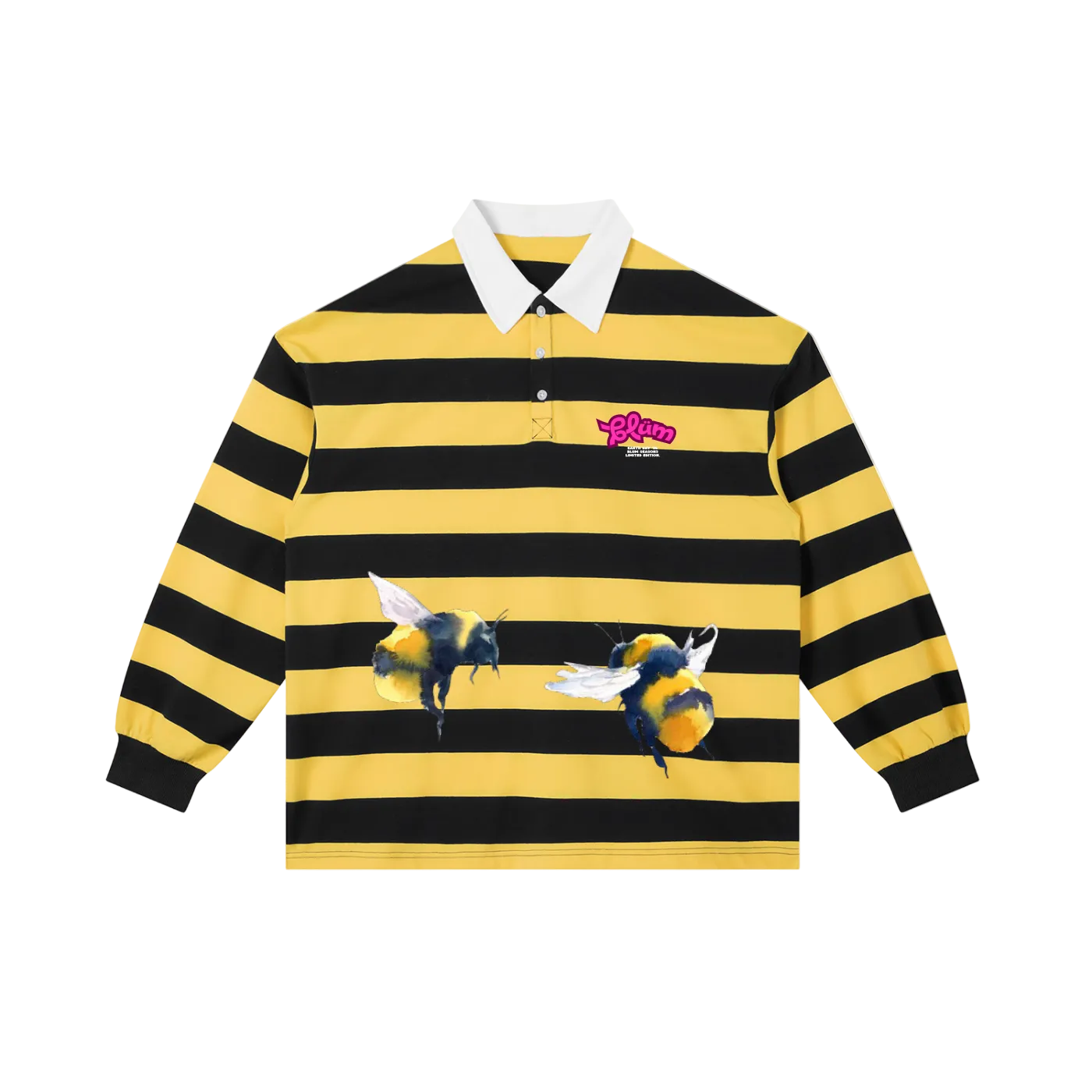 BLÜM® 'SACRED GARDEN' RUGBY POLO.(LIMITED EDITION EARTH DAY '26)