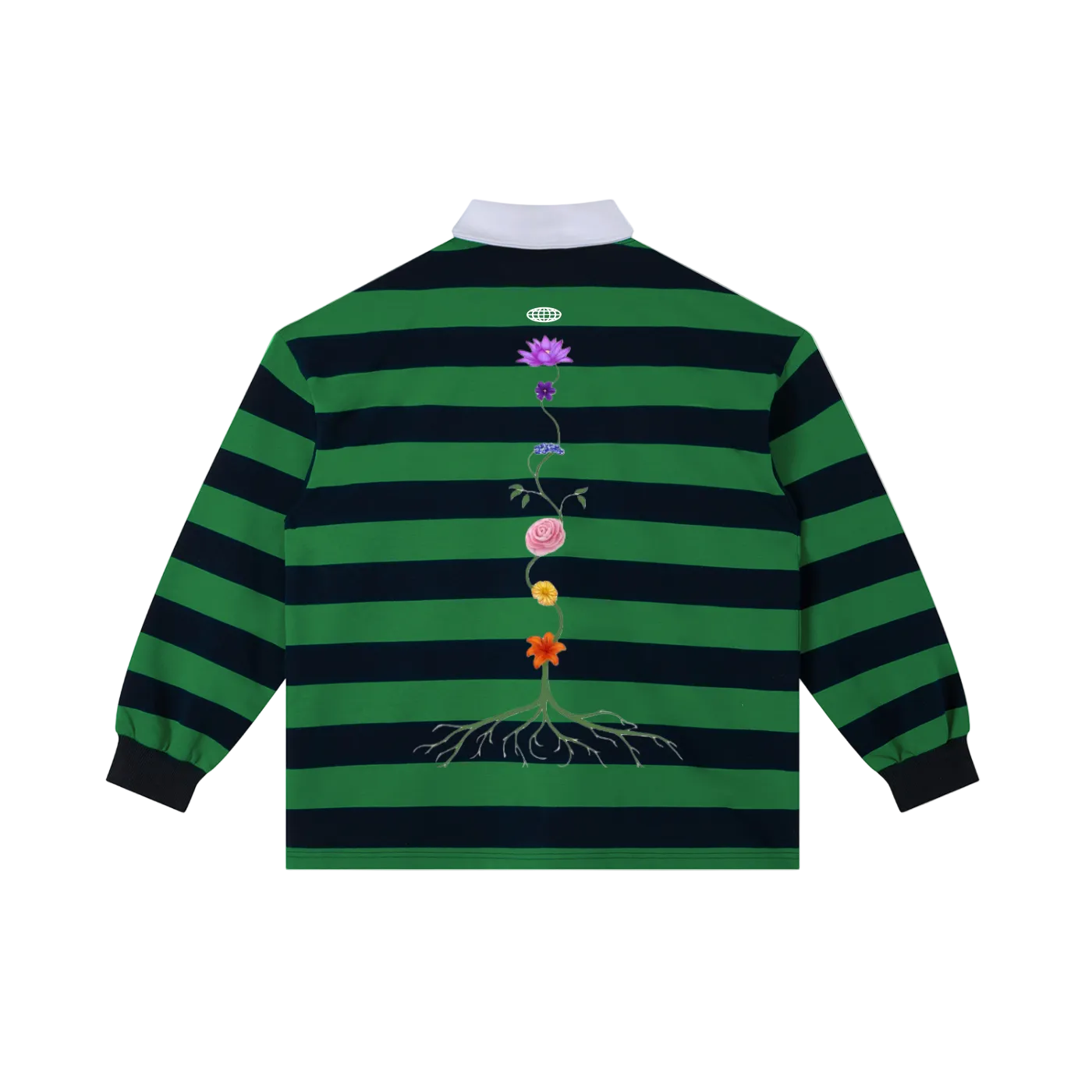 BLÜM® 'SACRED GARDEN' RUGBY POLO.(LIMITED EDITION EARTH DAY '26)