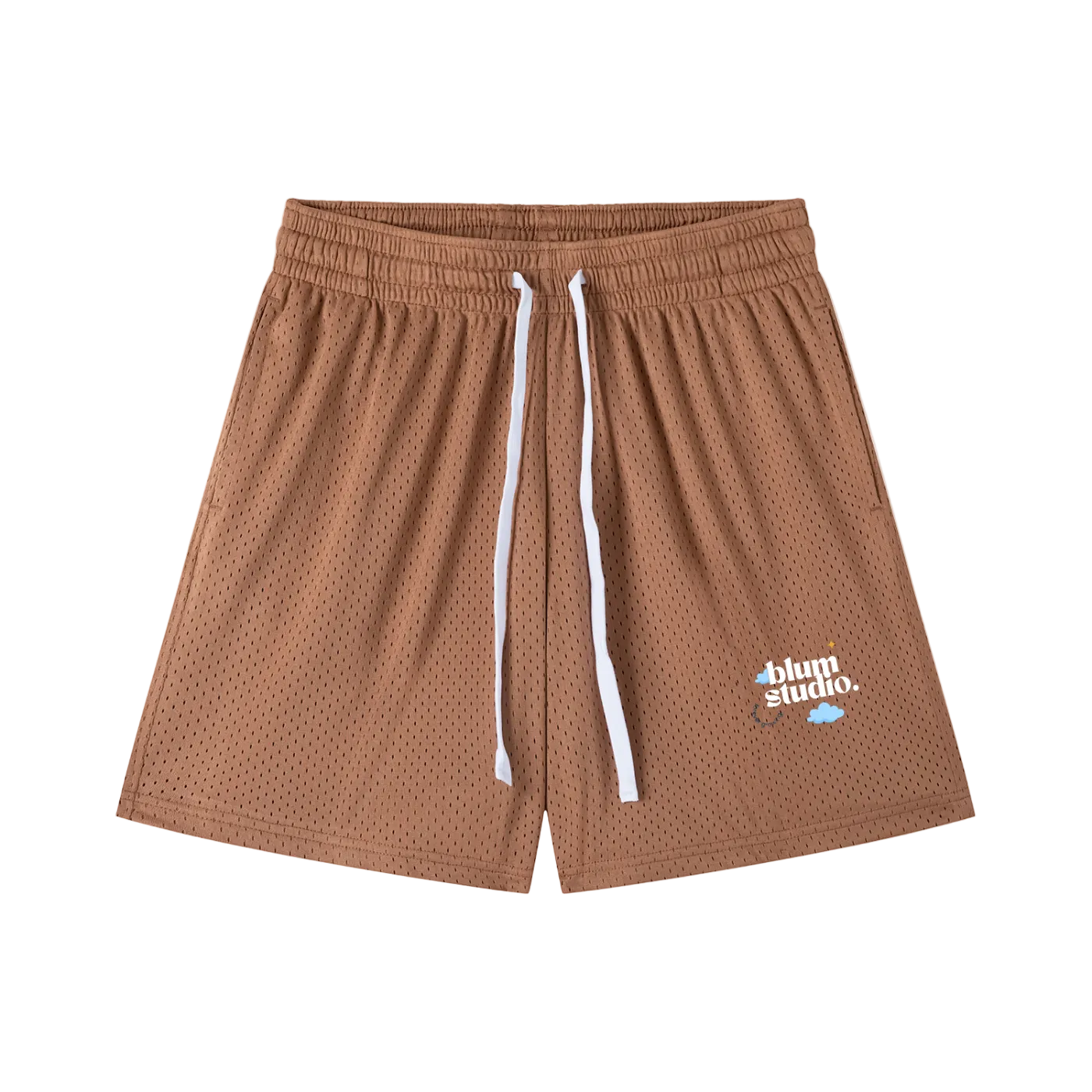 BLÜM® STUDIO MESH SHORTS. (MUD)