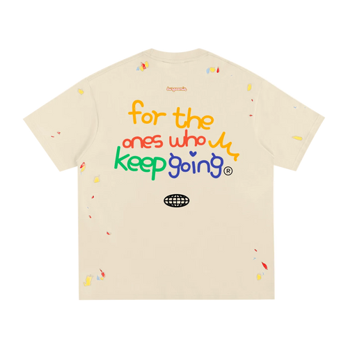 BLÜM® FTOWKG PAINTED STUDIO TEE. (SAND)